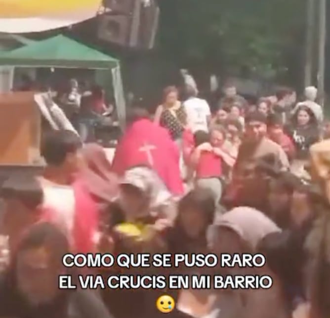 Persecución policial interrumpe viacrucis en Argentina