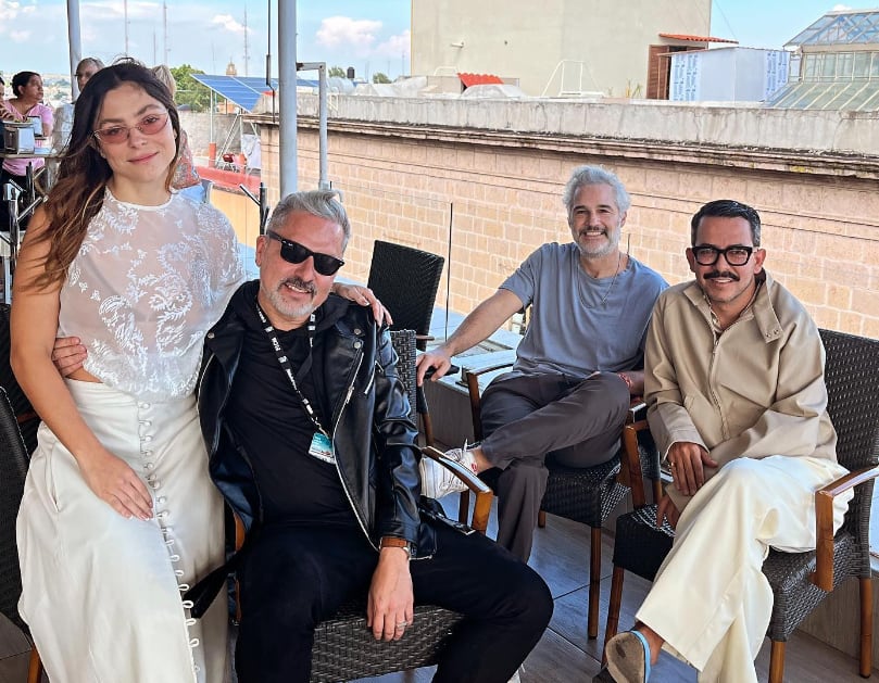 Juan Pablo Medina y Paulina Dávila se reencuentran en el Festival de Cine de Morelia