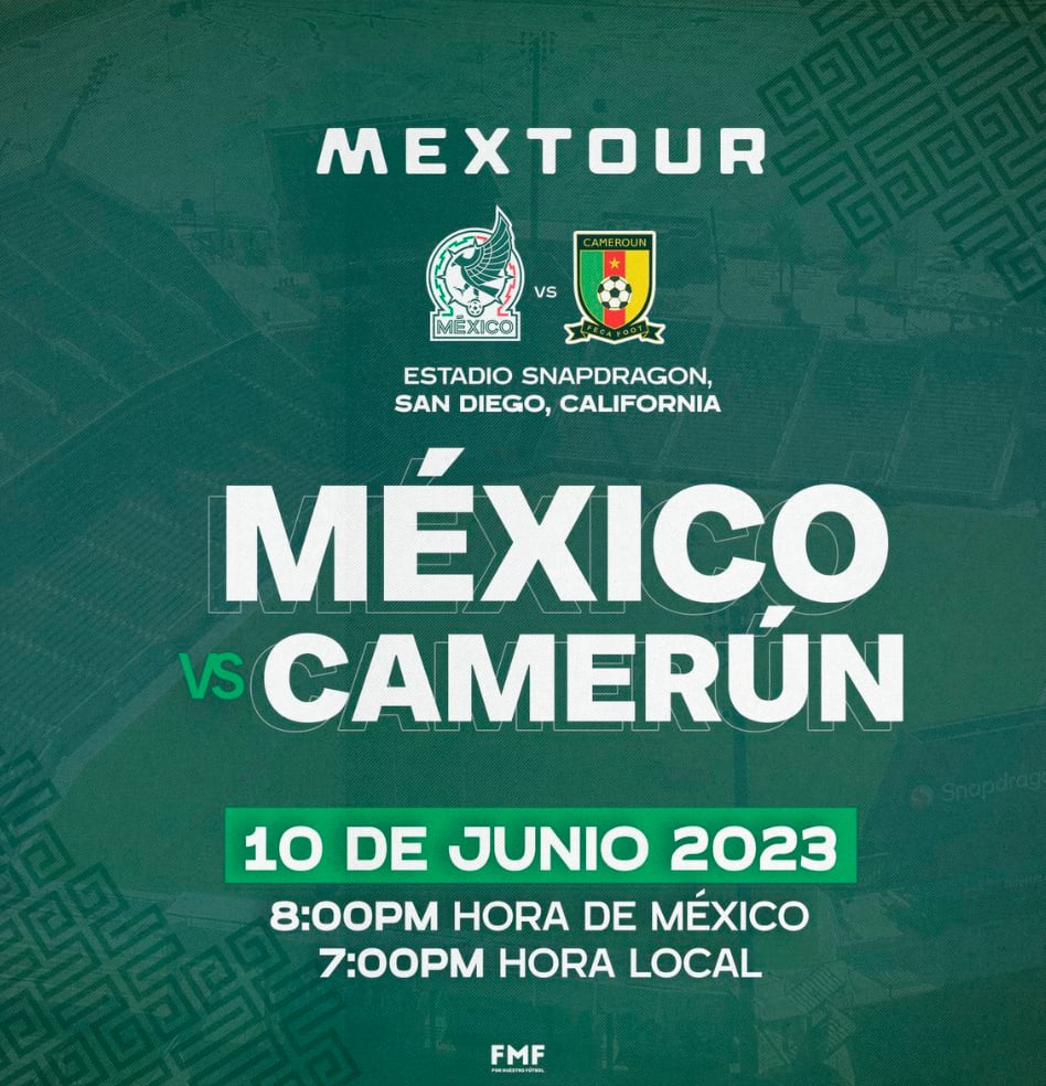 Selección Mexicana vs Camerún.