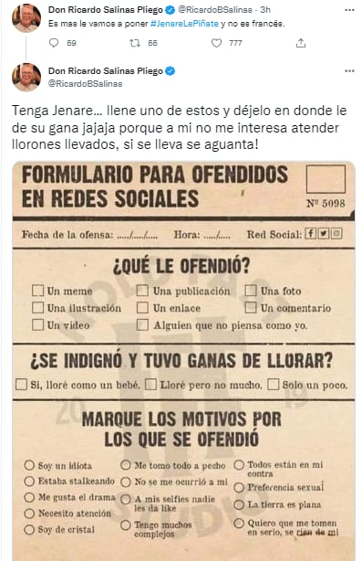 Ricardo Salinas Pliego contra Jenaro Villamil