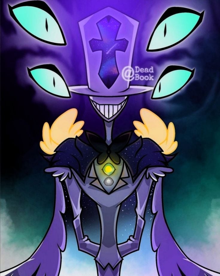 Fanart de Dios en Hazbin Hotel