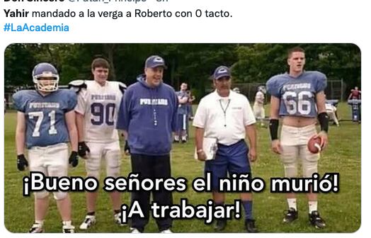 Meme de Yahir conduciendo La Academia.