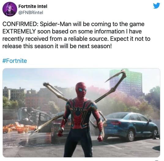Spider-Man Fortnite