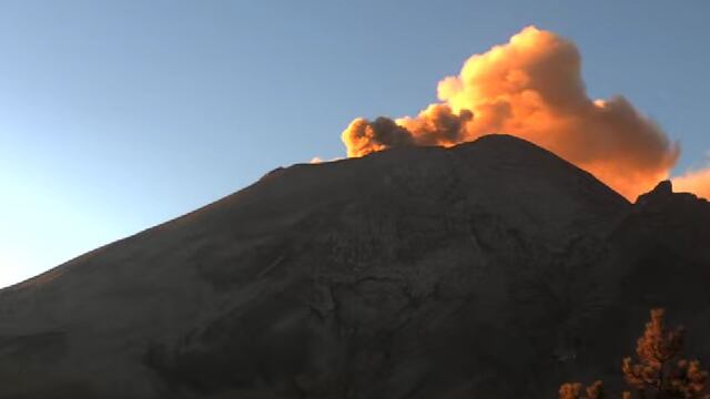 Volcán Popocatépetl el 29 de noviembre