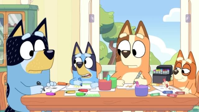 Juegos con mamá y papá de Bluey