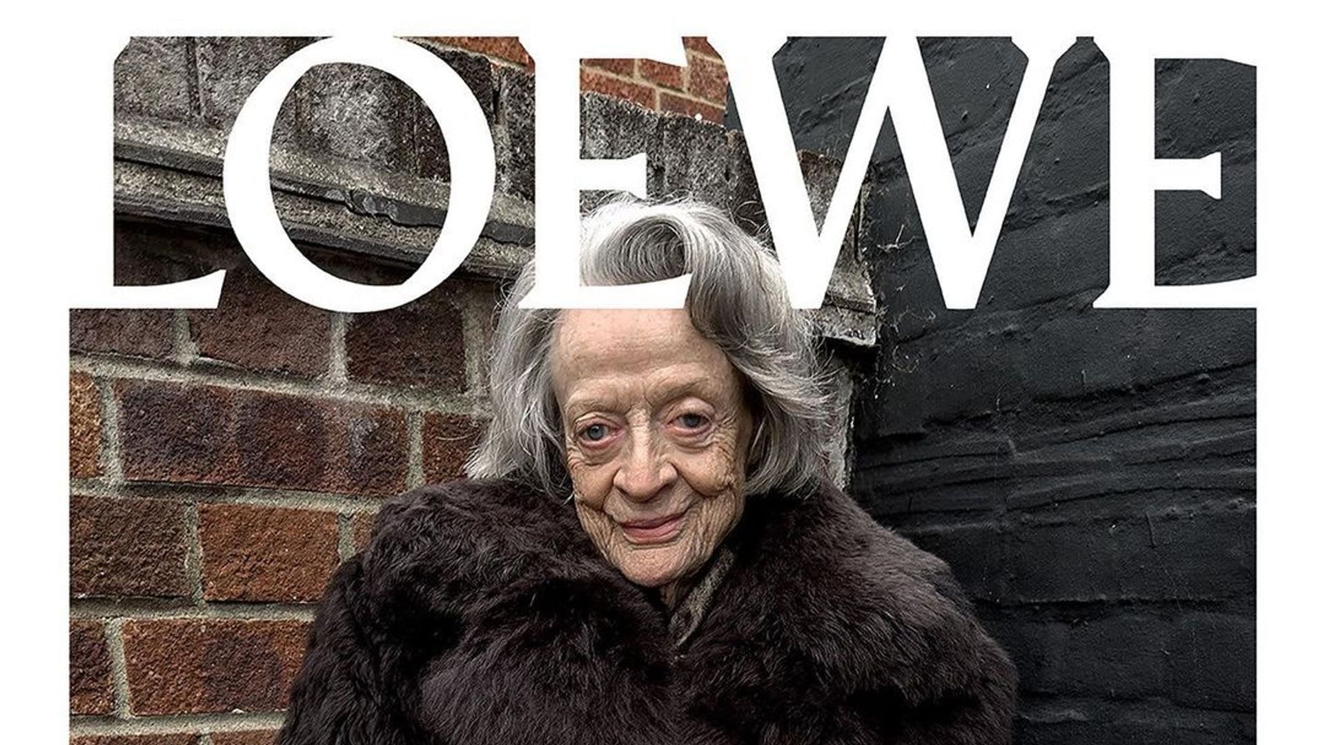 ¿Quién es Maggie Smith? La actriz de Harry Potter encabeza la última campaña de Loewe