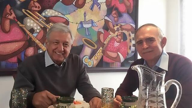 AMLO y Alfonso Romo