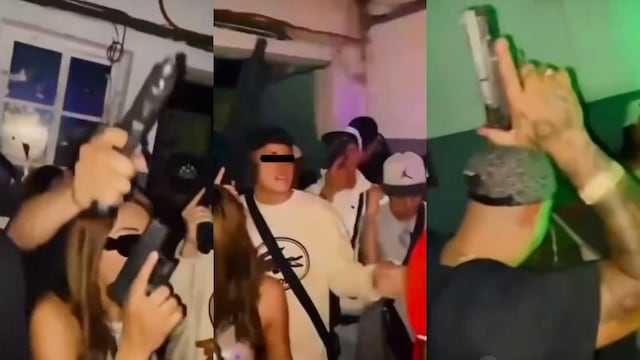 Sicarios de la Unión Tepito donde presumen sus armas en fiesta