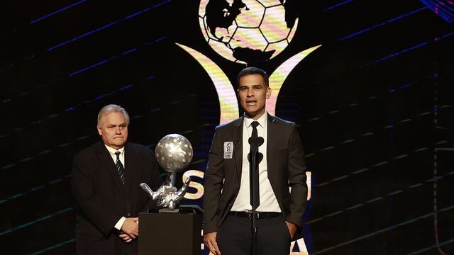 Rafa Márquez, en la Investidura del Salón de la Fama.