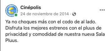 Estas son las salas Cinépolis Pluus