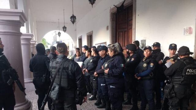 Policías municipales.