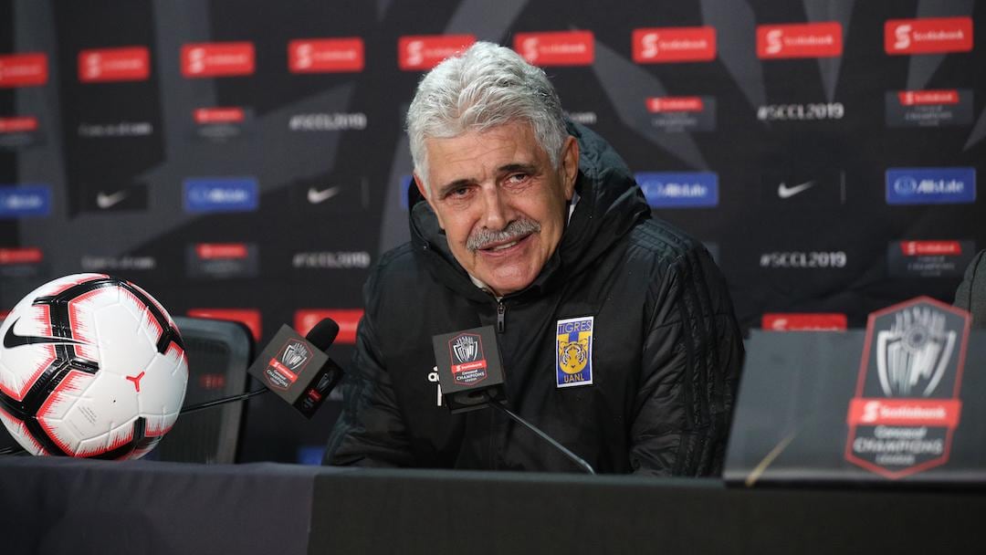 ‘Tuca’ Ferretti en rueda de prensa.