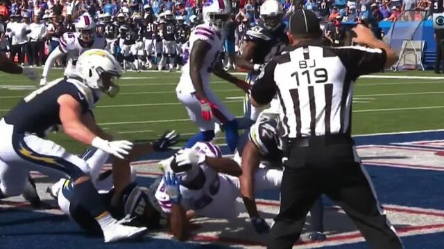 El momento del impacto.