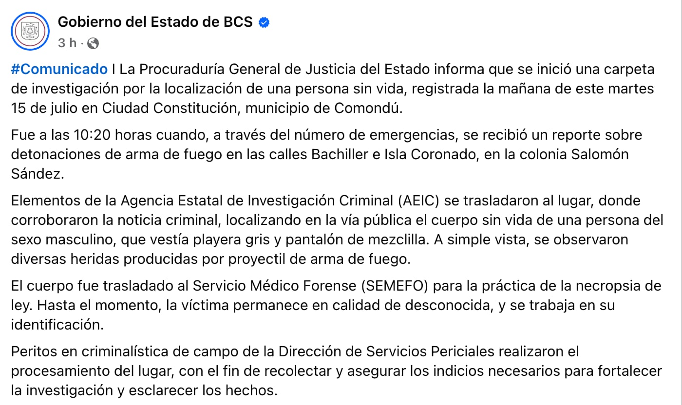 Balacera interrumpe graduación escolar en Baja California Sur: “¡Todos al suelo!”