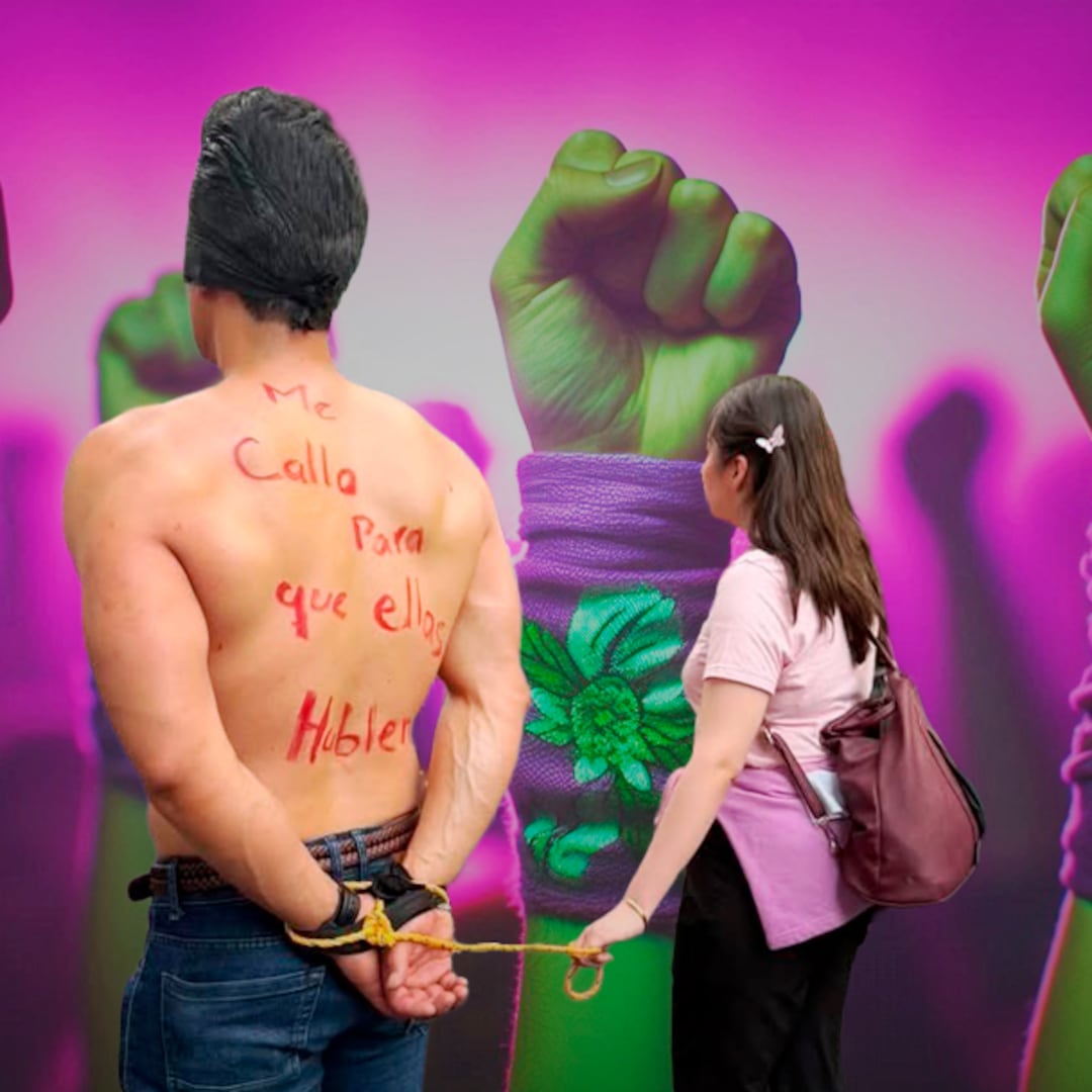 Va a marcha del 8M y termina exhibido como deudor alimentario