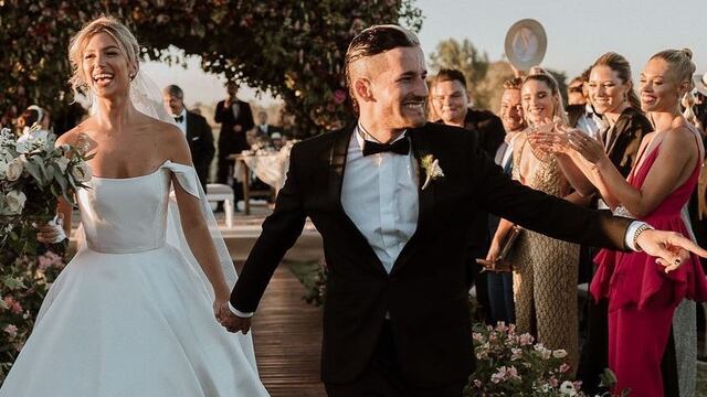 Ricky Montaner y Stefi Roitman en su boda