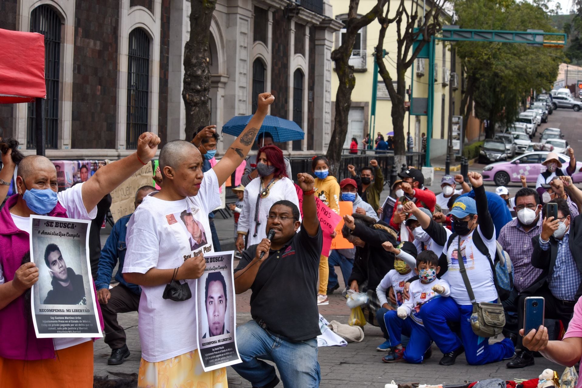 Protesta en Toluca