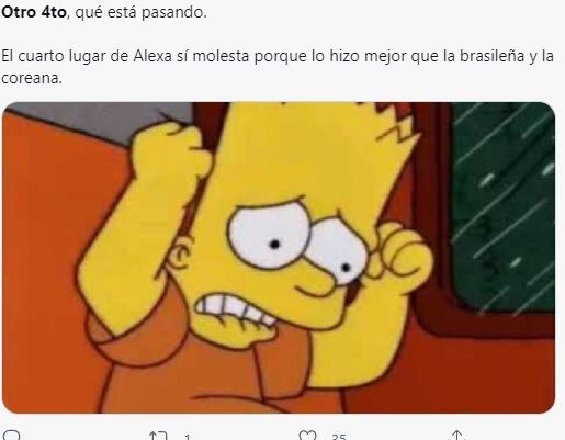 Otro meme sobre el cuarto lugar