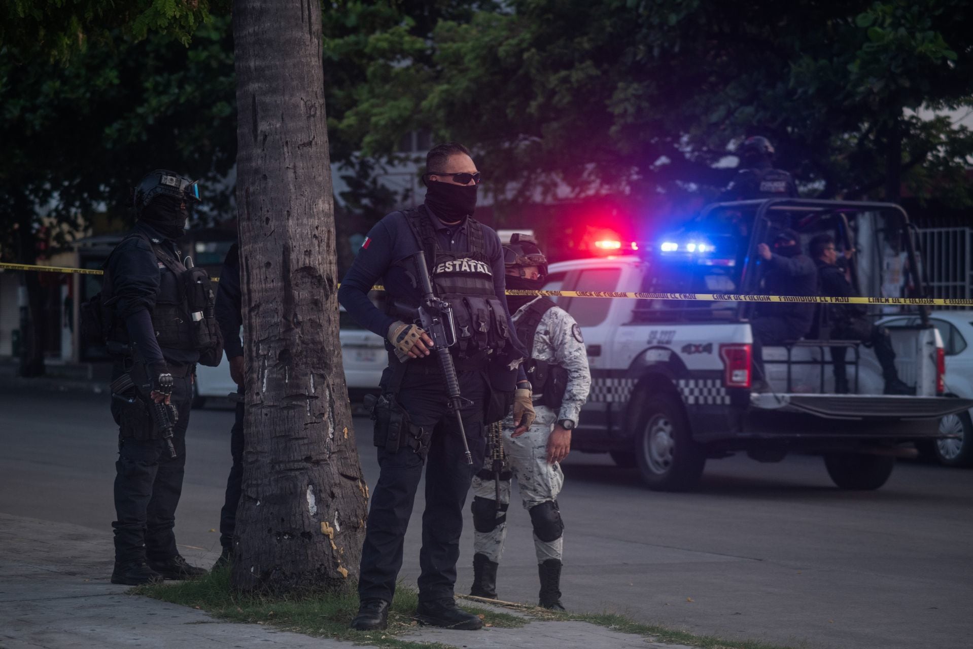 Elementos de la Policía Estatal