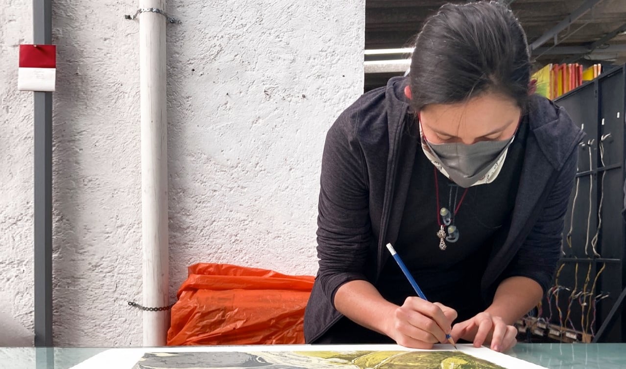 Jimena García Álvarez-Bullya, artista e hija de María Elena Álvarez-Buylla, exdirectora del Conahcyt