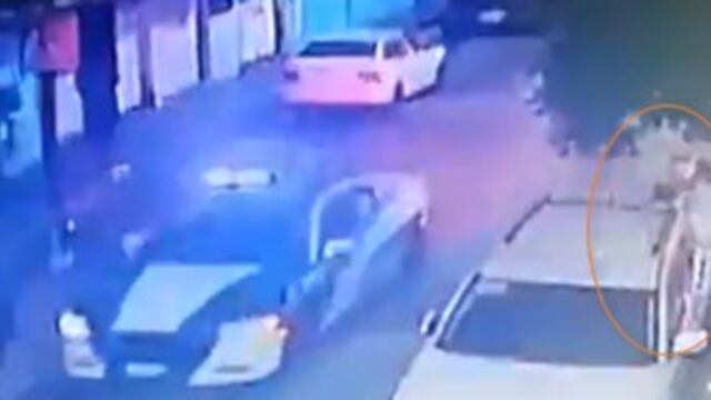 Choque de motociclista en Iztapalapa