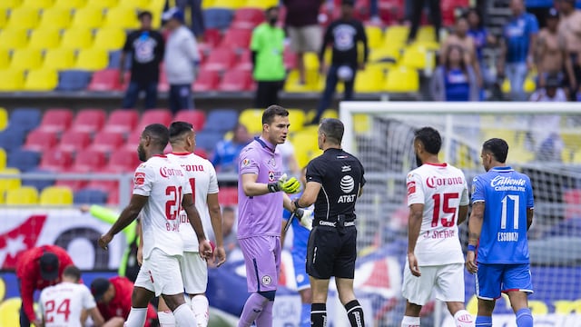 Fernando Hernández en el Cruz Azul vs Toluca