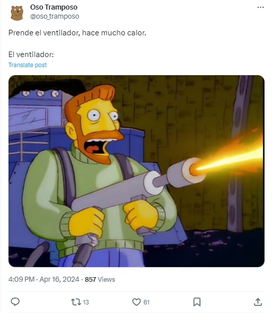 Memes por las altas temperaturas