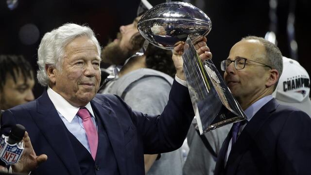 Kraft levantando su sexto Vince Lombardi