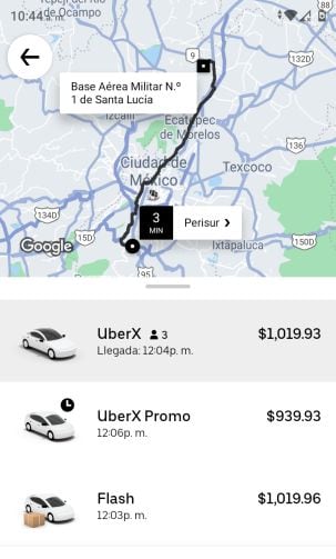 Uber a Santa Lucia