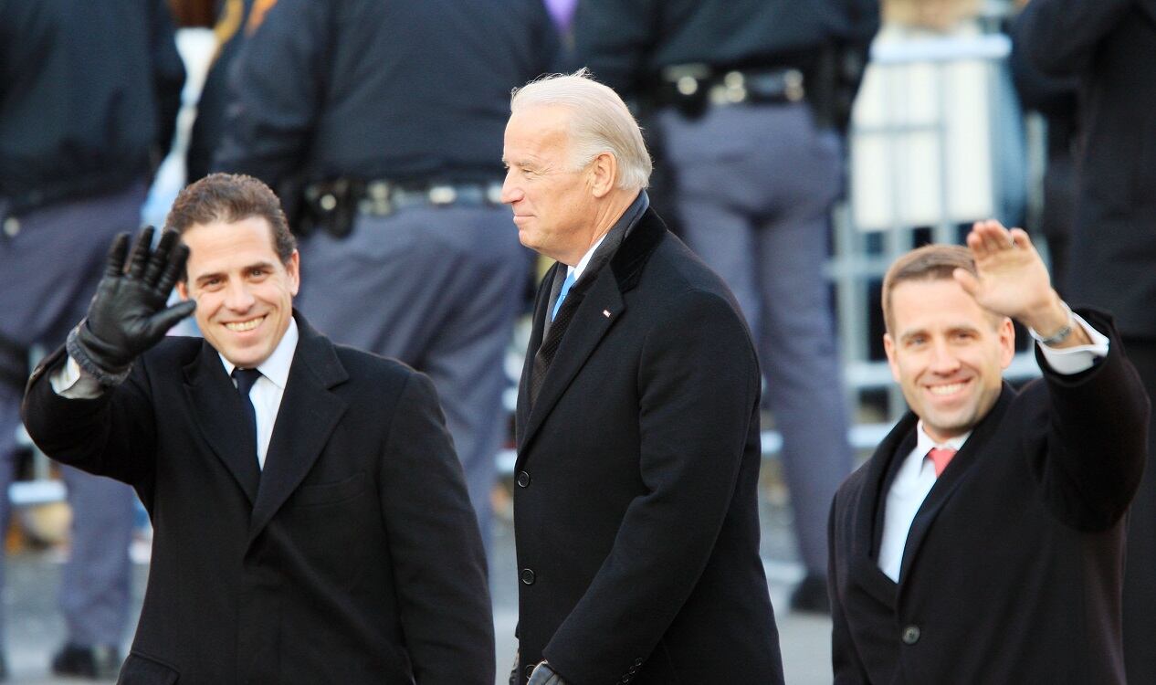 Joe y Hunter Biden.