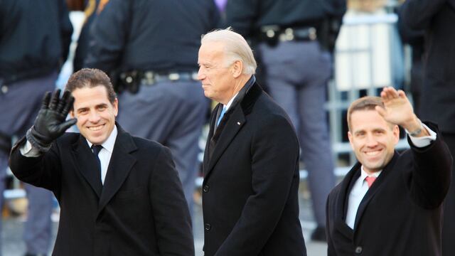 Joe y Hunter Biden.