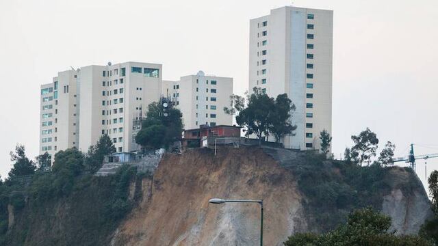 Talud de Sante Fe en riesgo