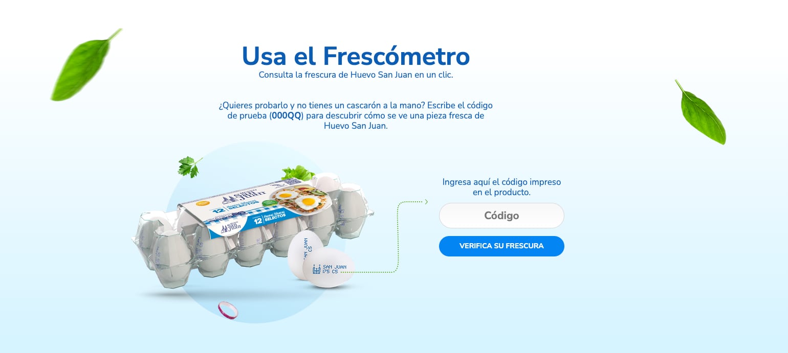 Frescómetro, herramienta para verificar huevo San Juan