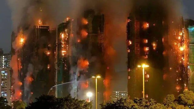Incendios en Hong Kong
