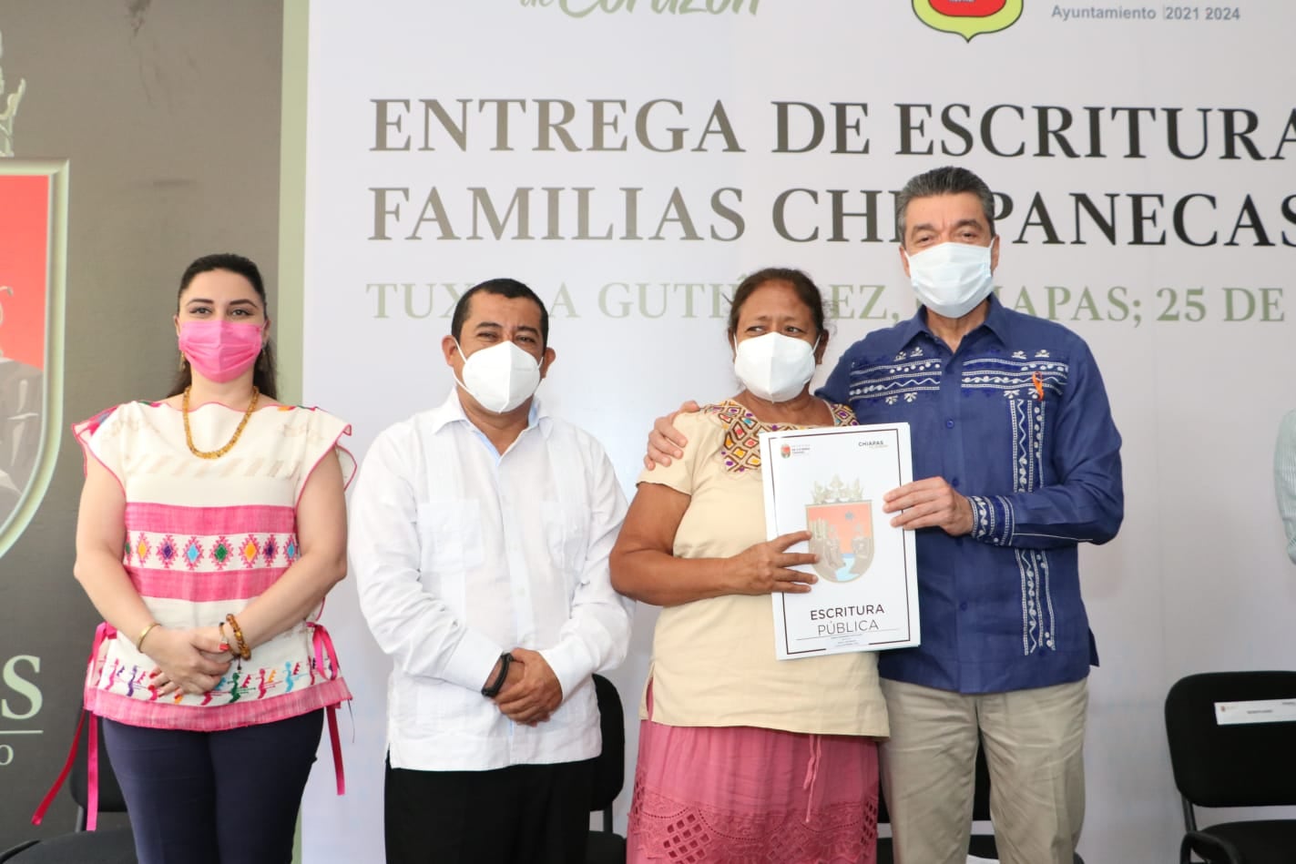 Entrega de escrituras