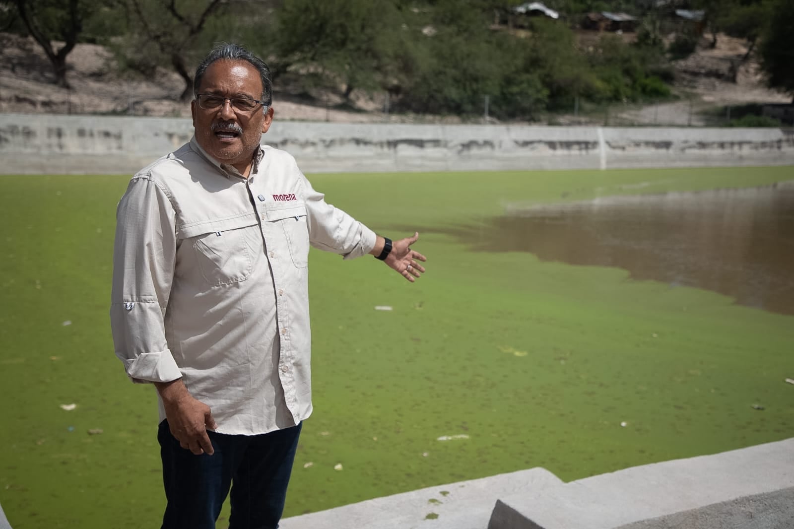 Andrés Mijes llama al Modo Transformación para mejorar el servicio de agua en Nuevo León.