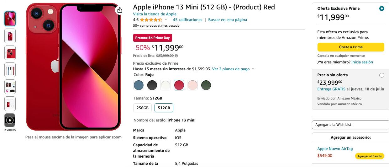 Los smartphones con más del 50% de descuento en el Amazon Prime Day 2024