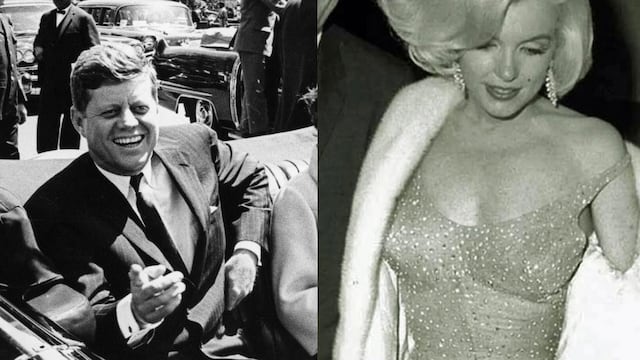 Marilyn Monroe y John F. Kennedy