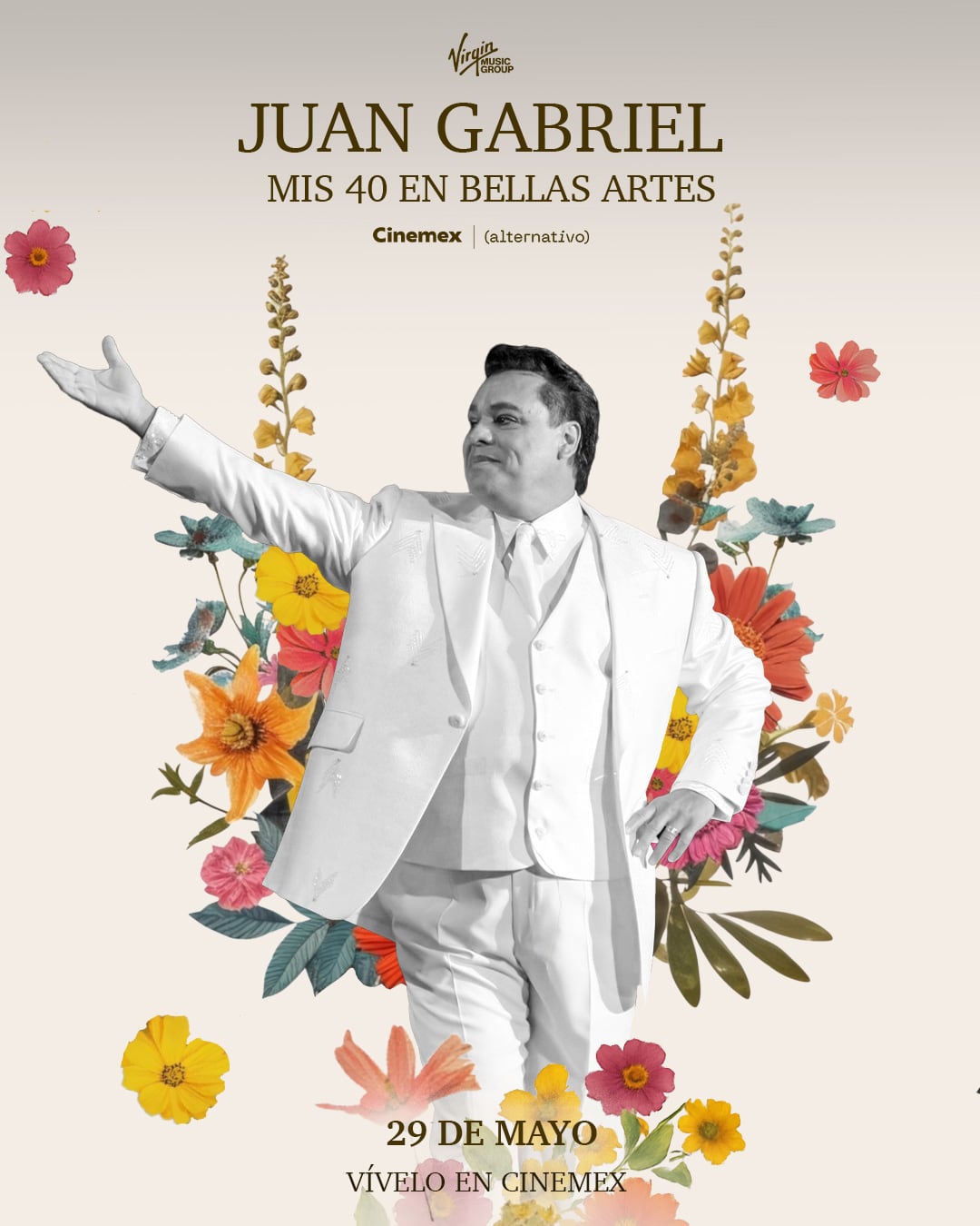Juan Gabriel Mis 40 en Bellas Artes en Cinemex