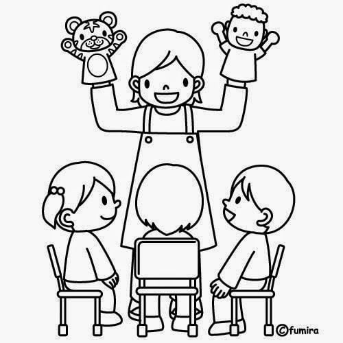 Dibujos de maestros para imprimir y colorear por el Día del Maestro el 15 de mayo