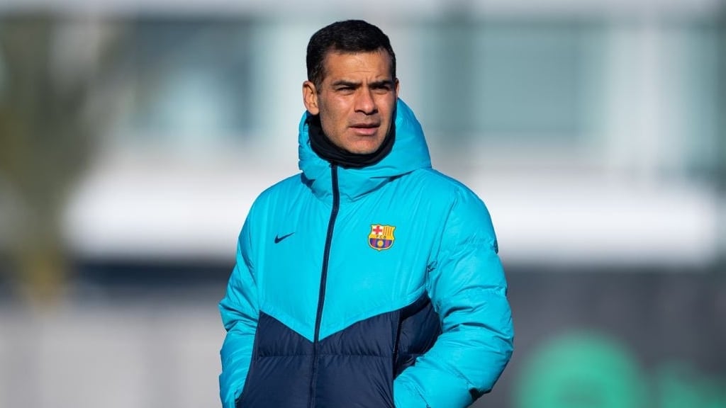 Rafael Márquez con el Barcelona B