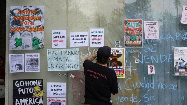Protesta anti gentrificación CDMX