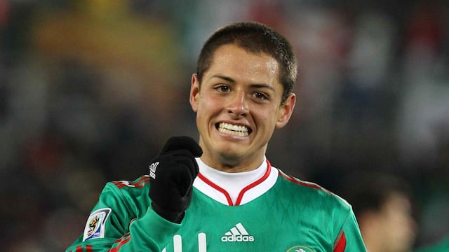 Chicharito Hernández contra Francia en Sudáfrica 2010
