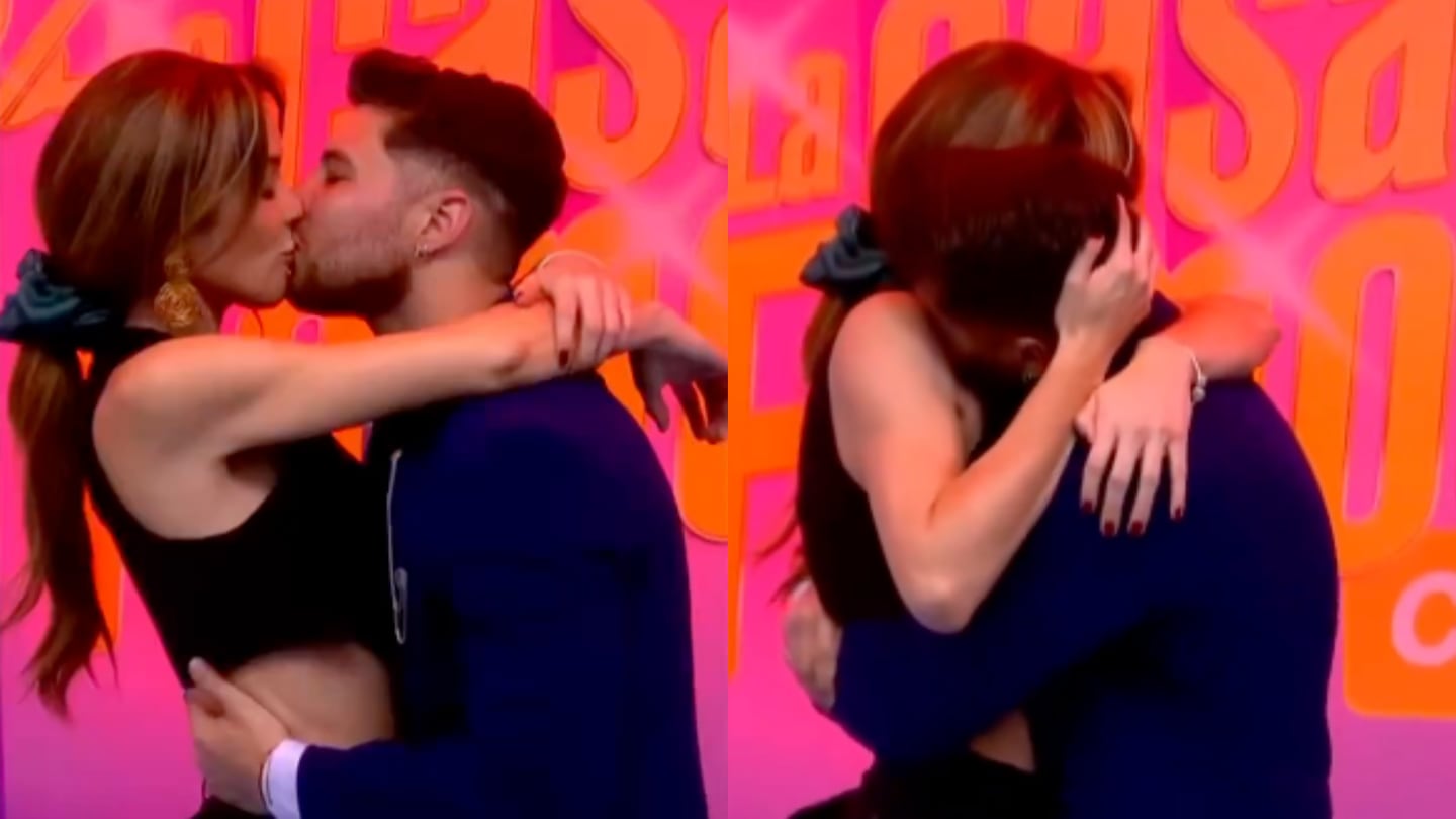 VIDEO: Nataly Umaña eliminada de La Casa de los Famosos Colombia se besó otra vez con Miguel Melfi antes de salir