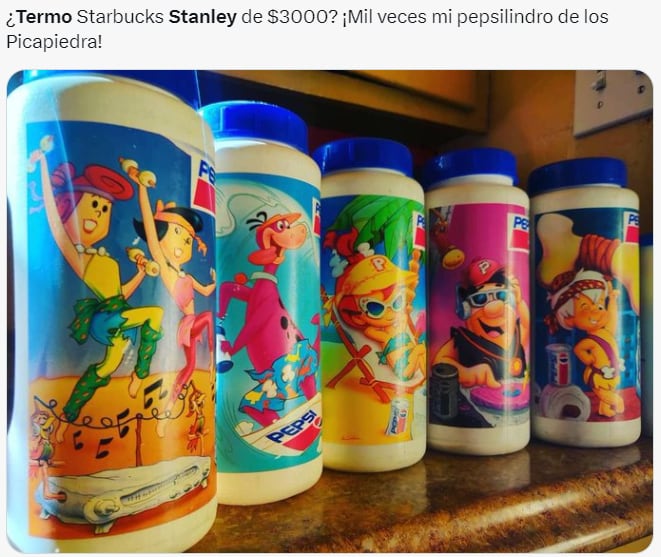 Memes del termo Stanley rosa de Starbucks