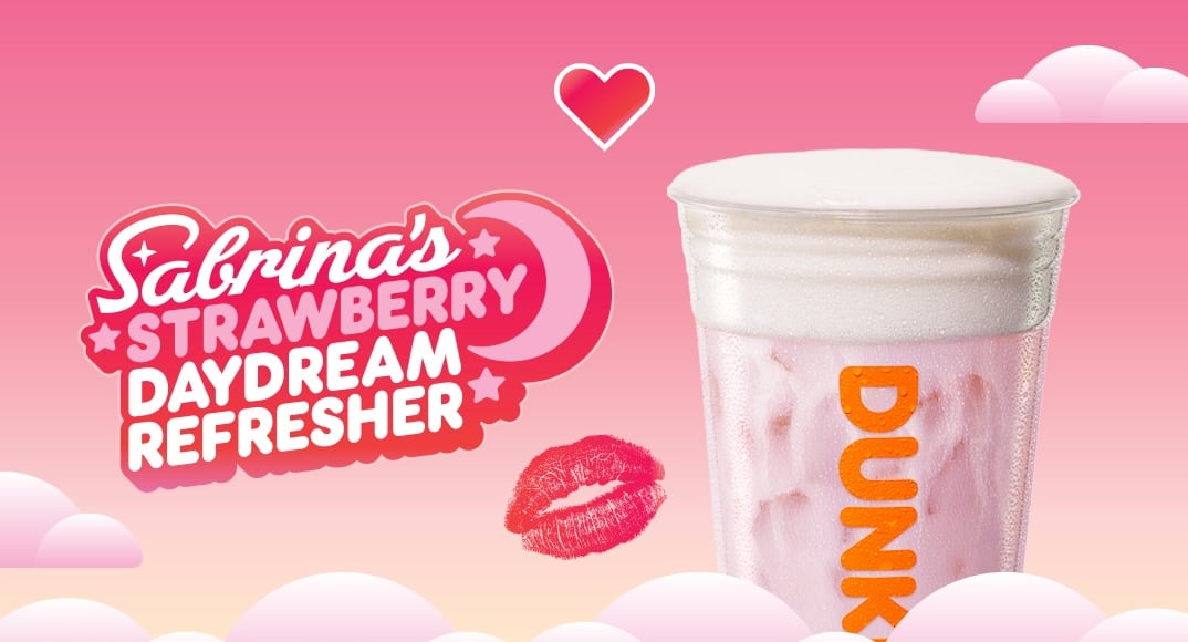Bebida de Sabrina Carpenter en Dunkin Donuts