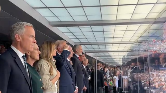 Claudia Sheinbaum aparece en video desde el palco de honor de la final España vs Argentina