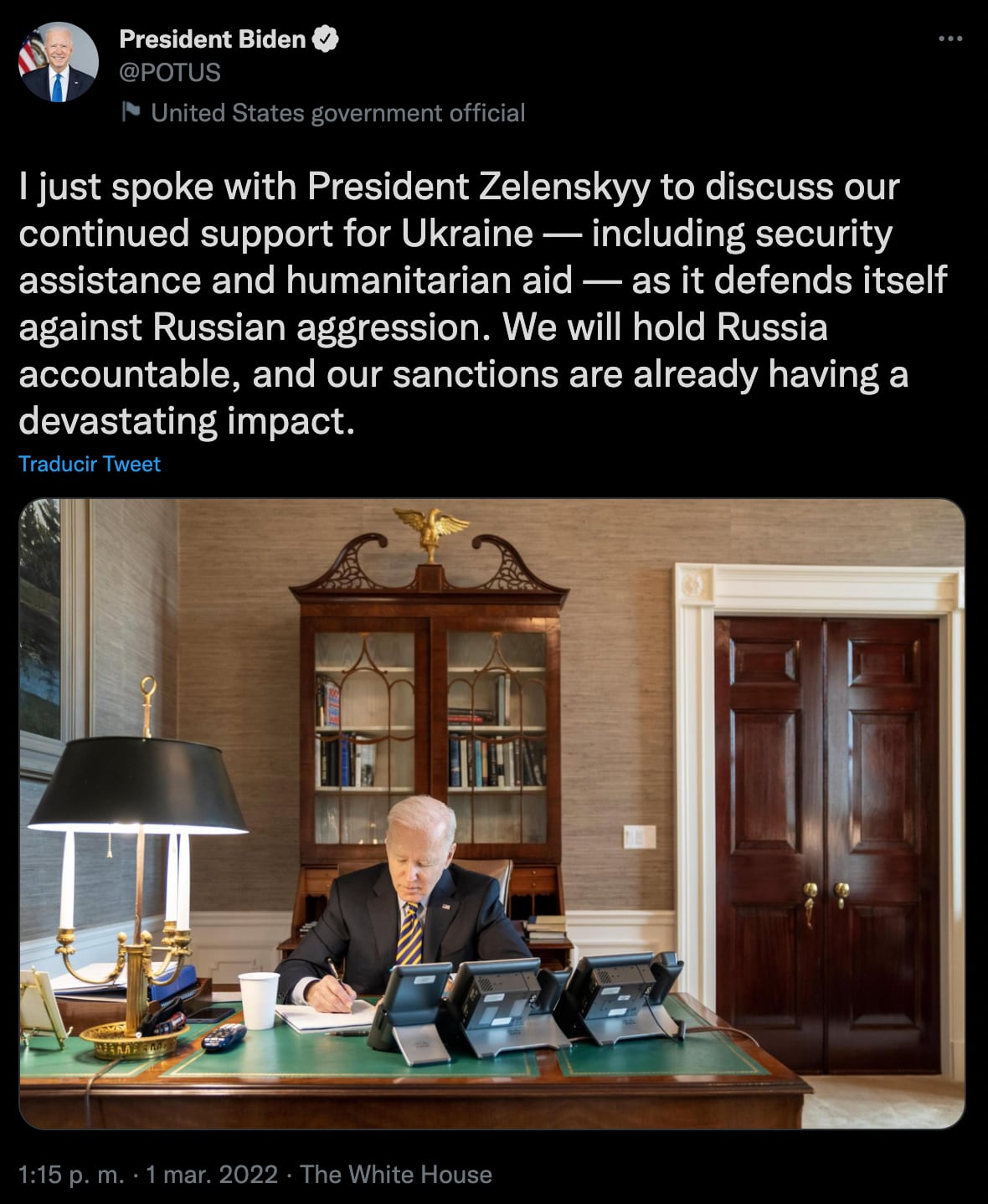 Biden y Rusia