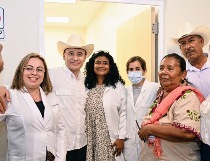 Alfonso Durazo inauguró el primer Consultorio Tradicional Indígena en Sonora, México
