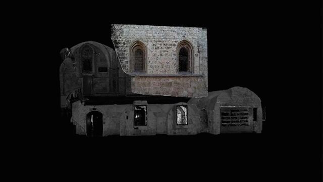 Modelo tridimensional del Cenáculo.